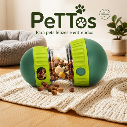 Brinquedo Interativo com Petisco para Pets – Estimula a Inteligência
