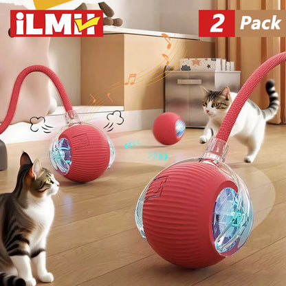 Bolinha Interativa Elétrica para Gatos e Cães – Se Move Sozinha